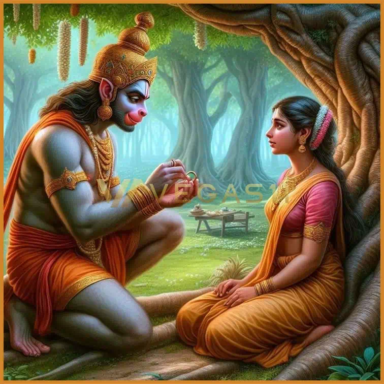Hanuman Searching for Sita