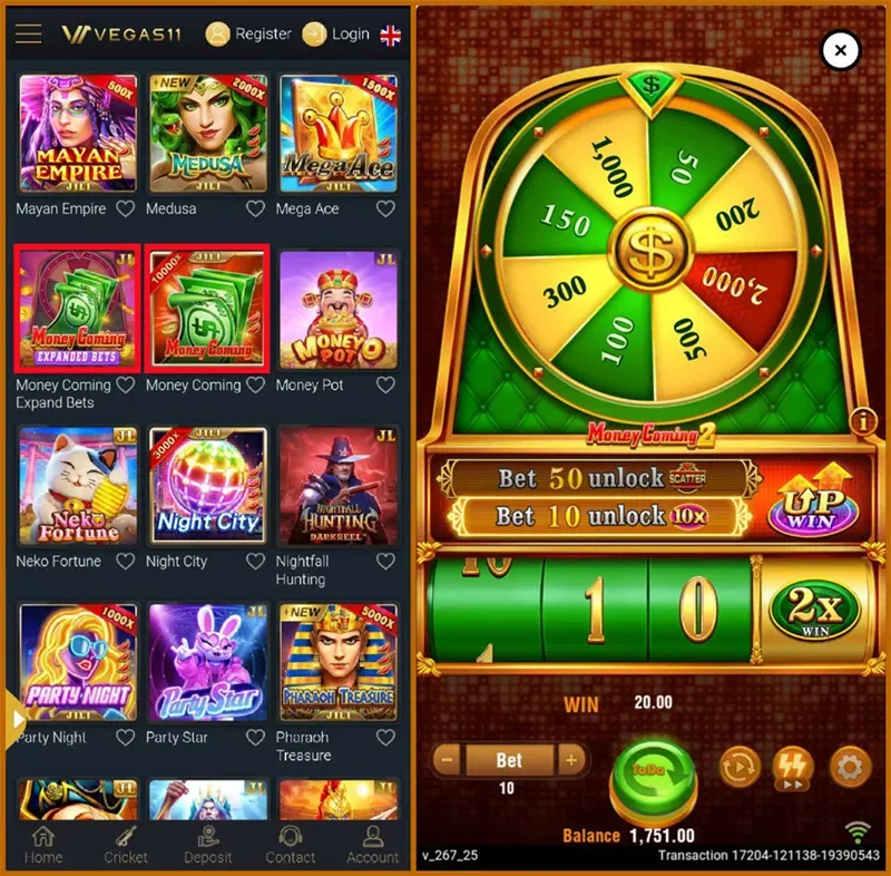 Money Coming Slots