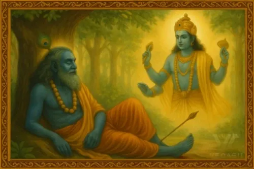 Krishna Cosmic Departure
