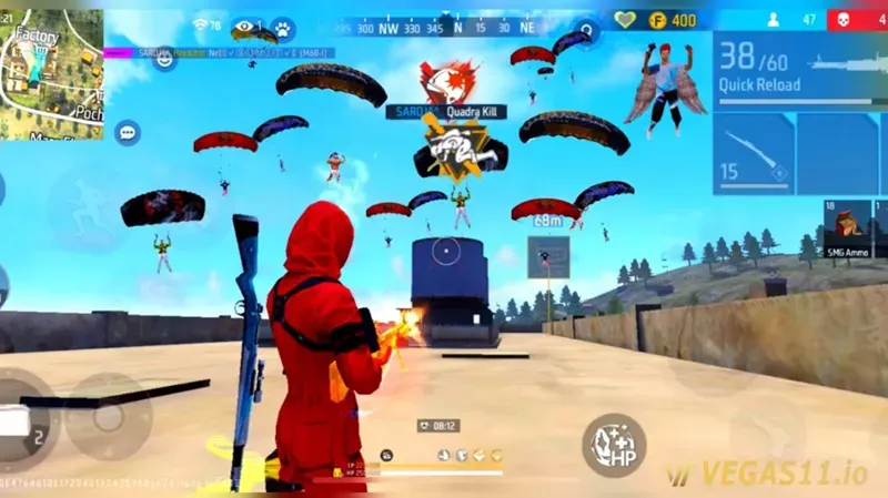 Free Fire game screen