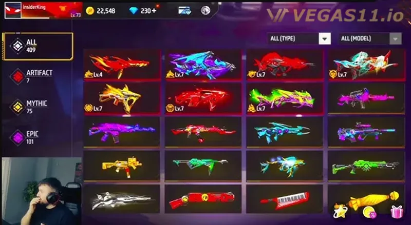 Free Fire items