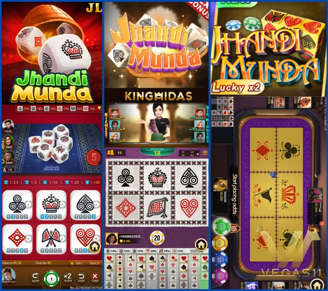 Play Jhandi Munda Online on Vegas11 