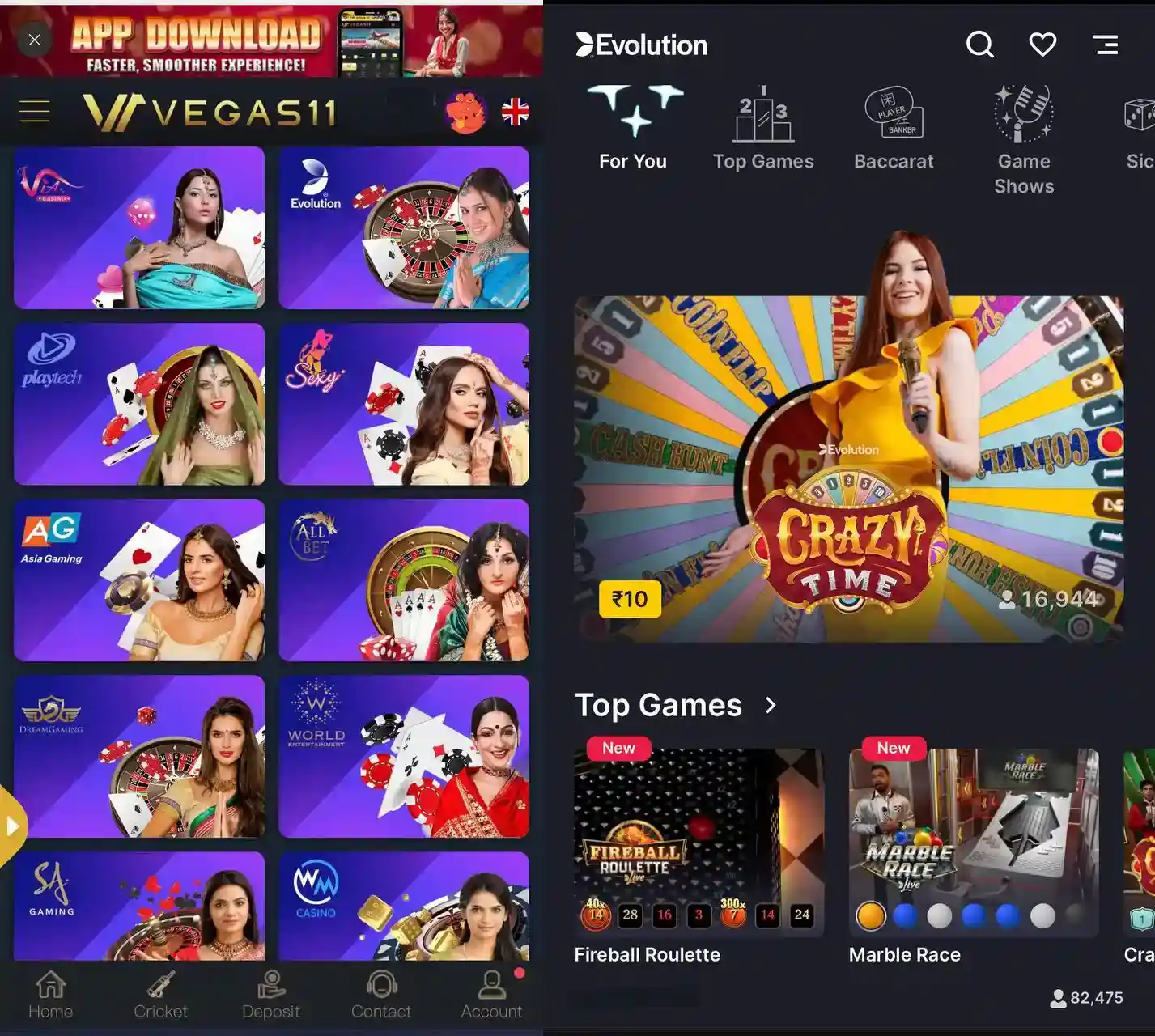 Vegas11 Live