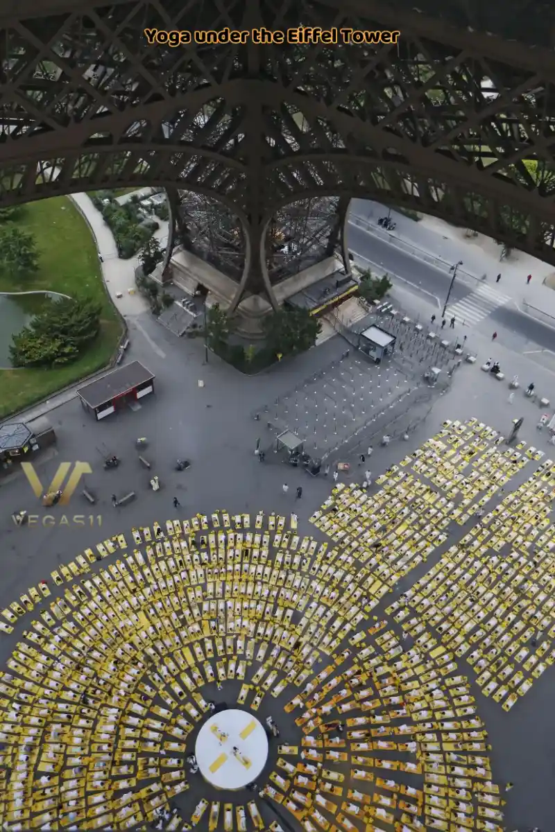 IYD-Yoga under the Eiffel Tower