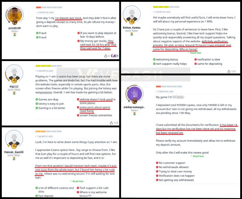 1win reviews