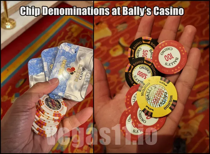 Chip Denominations at Bally’s Casino
