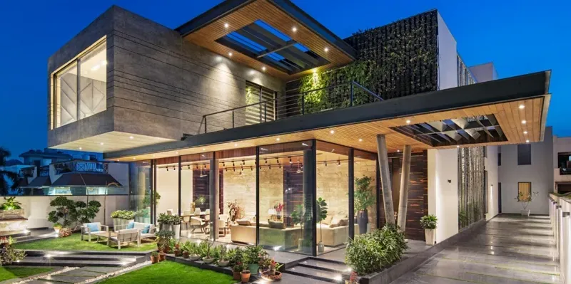 Delhi modern eco villa architecture