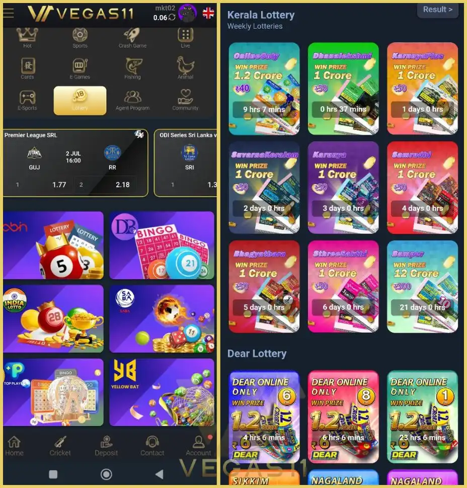 Online Lottery Betting