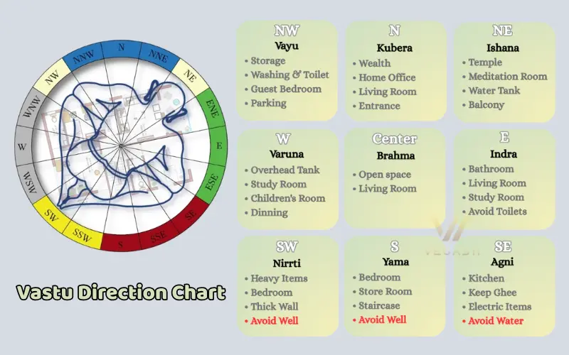 Vastu Direction Chart