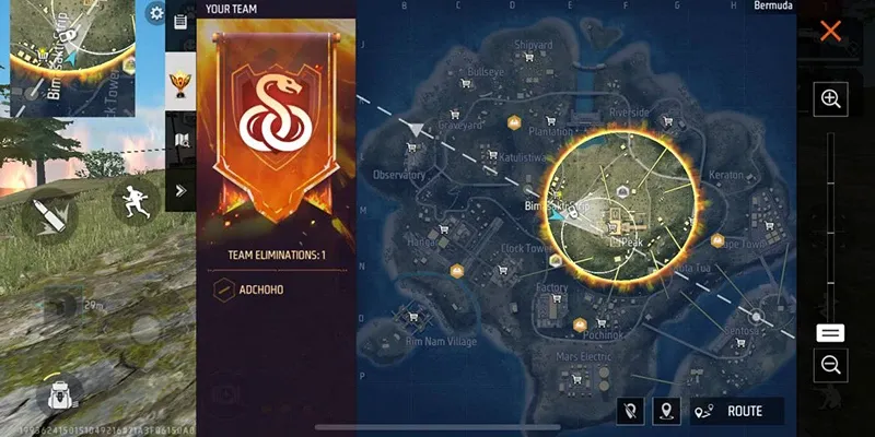 Free Fire Max Tips 2:Enter the safe zone on time