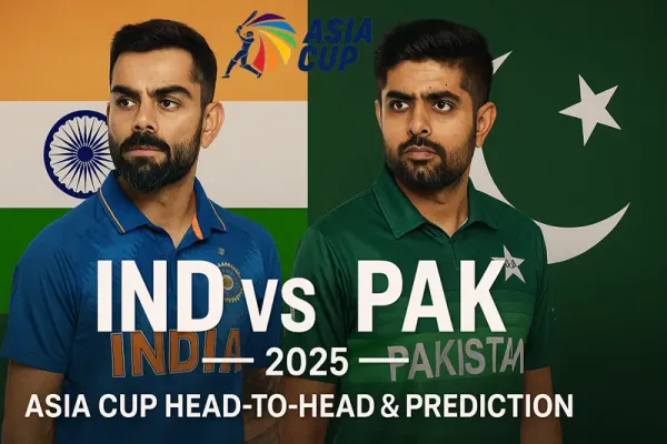 IND vs PAK 2025 - Asia Cup Head-to-Head & Prediction