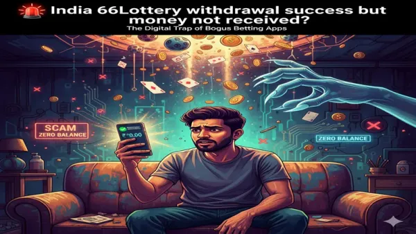 India 66Lottery withdrawal success but money not received?