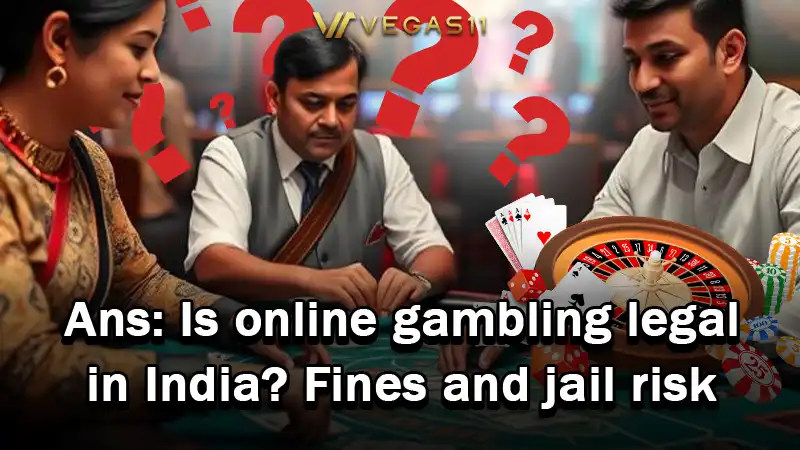 Ans: Is online gambling legal in India? Fines and jail risk