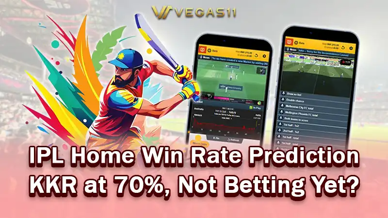 IPL Home Win Rate Prediction – KKR at 70%, Not Betting Yet?