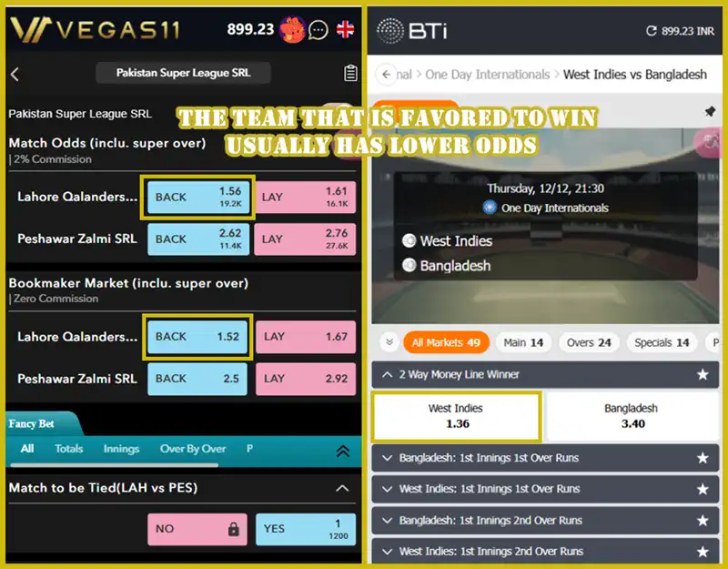 How Do Cricket Betting Odds Work?