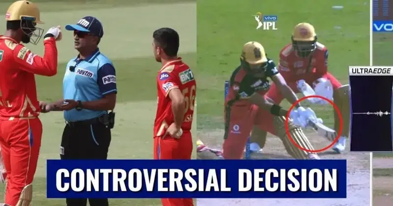 2021 IPL Controversy – RCB Given Not Out