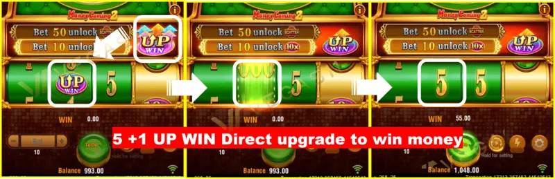 5 +1 UP WIN Direct upgrade to win money