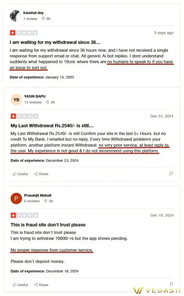 Bad customer Service