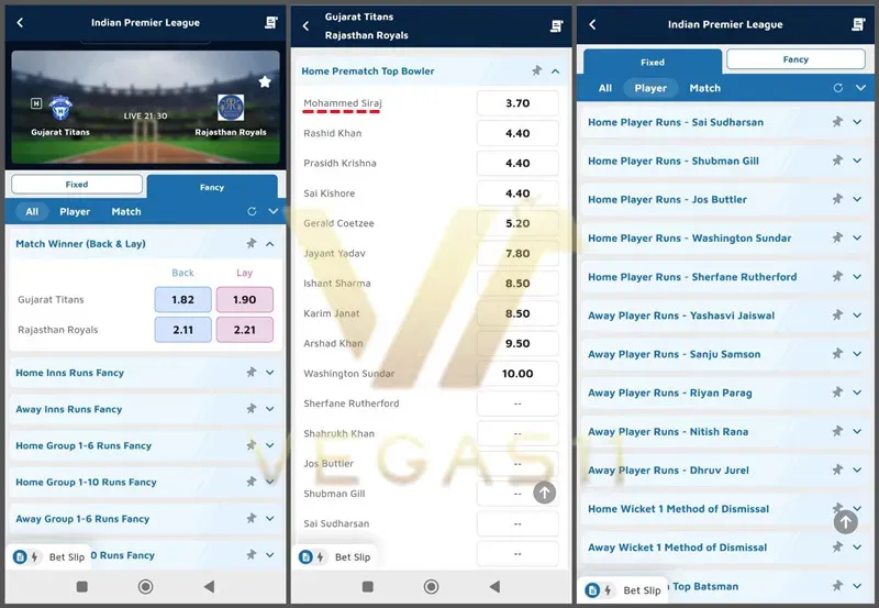 Cricket Online Betting ₹50