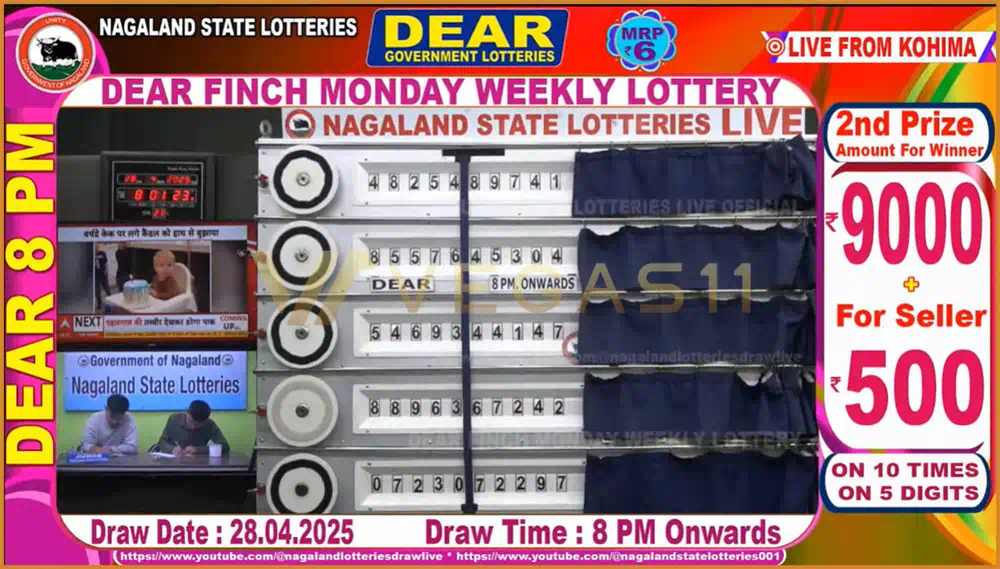 Dear Lottery official youtube draw