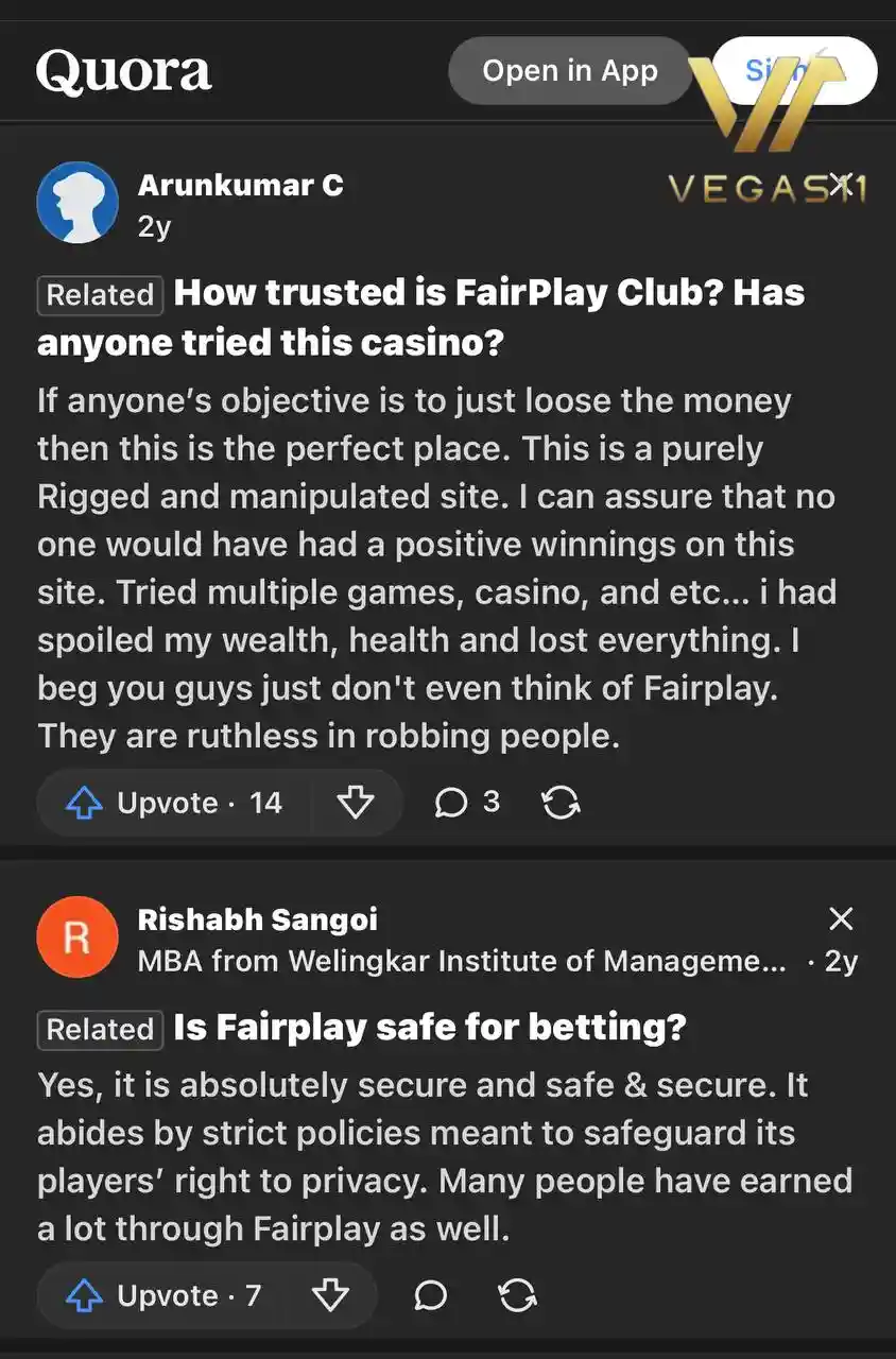 Fairplay Quora reviews