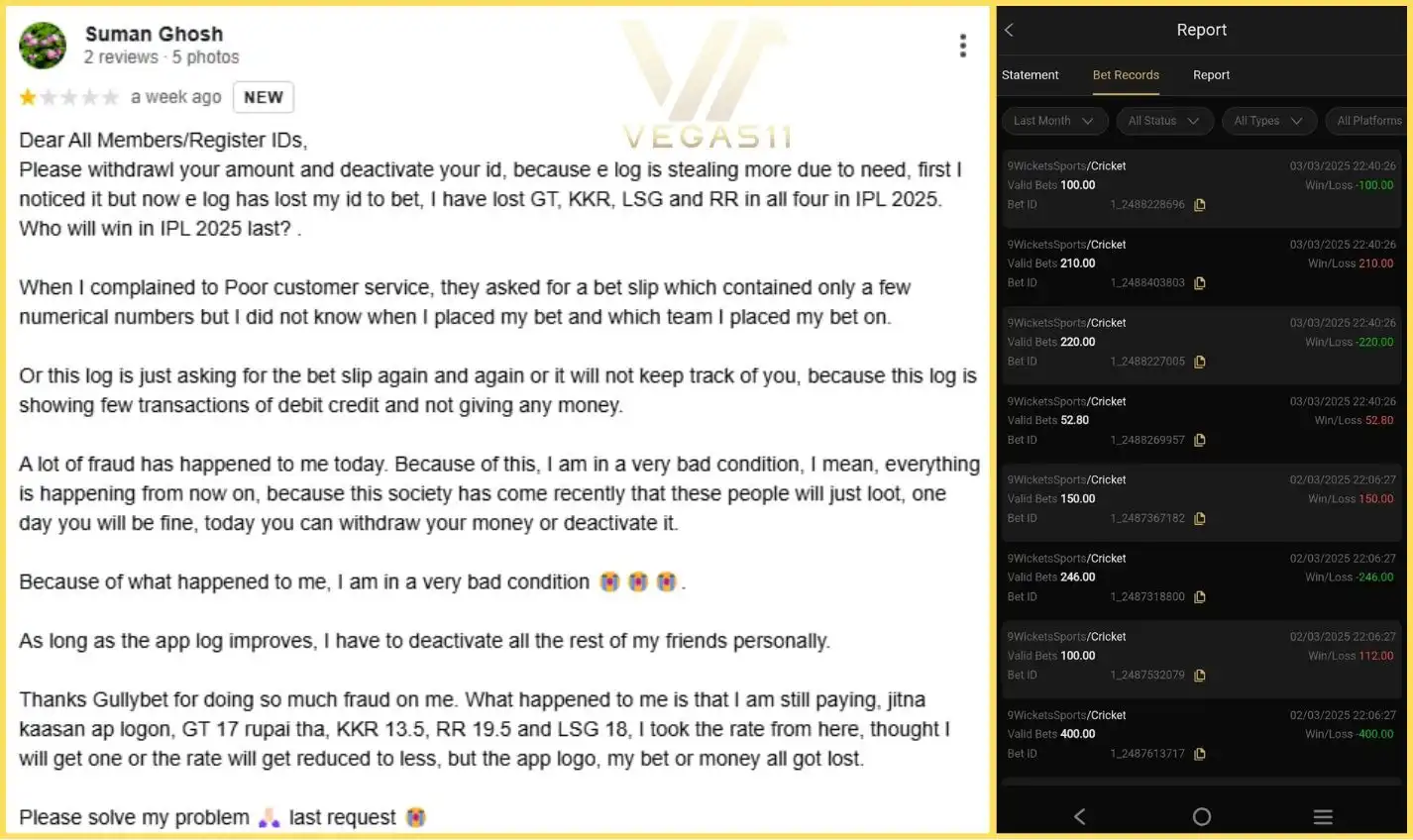 GullyBet User Feedback on Betting Anomalies