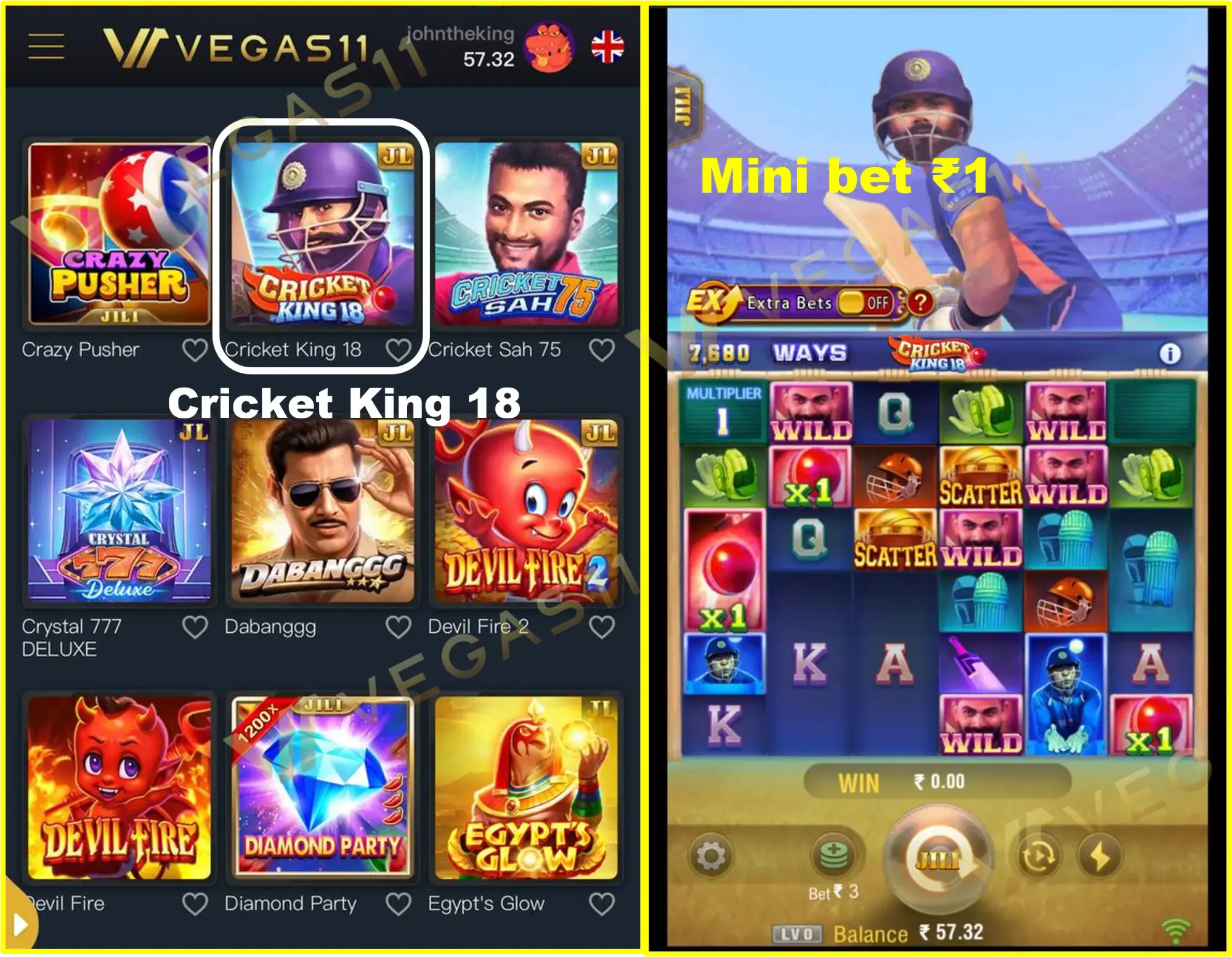 JILI-Cricket King 18