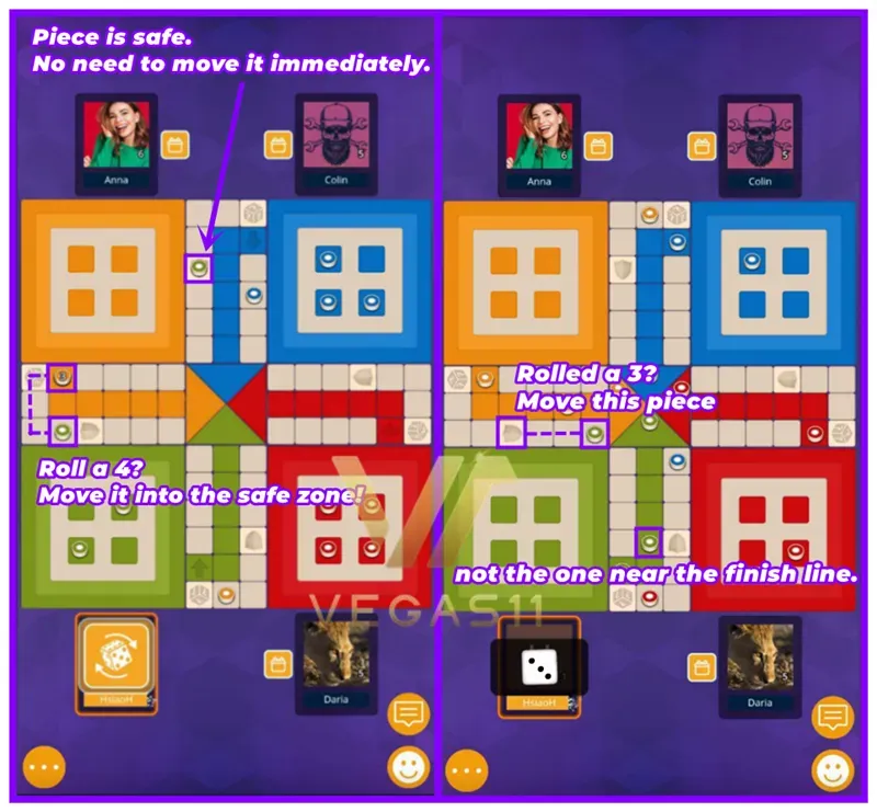Ludo Piece Movement Strategy