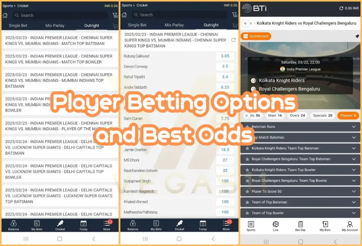 Player Betting Options