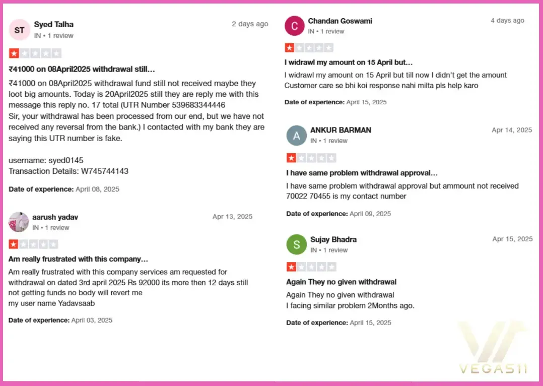 Sky247 Withdrawal Feedback