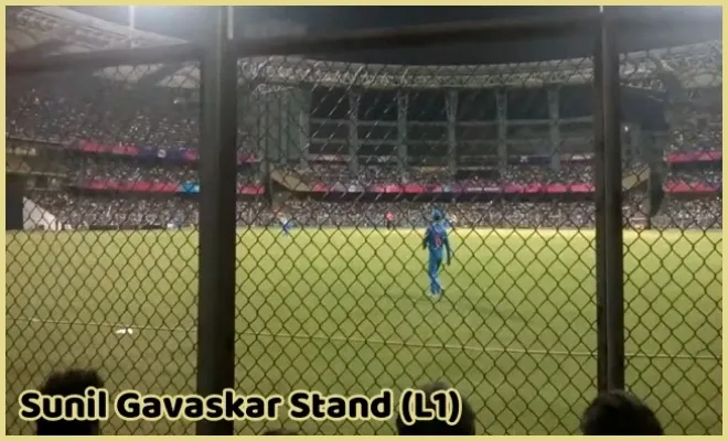 View from Sunil Gavaskar Stand Level 1