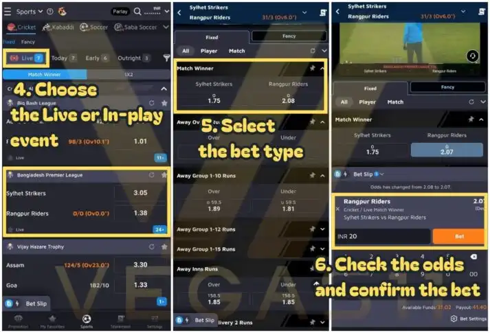 How to Bet on Cricket In-Play Betting