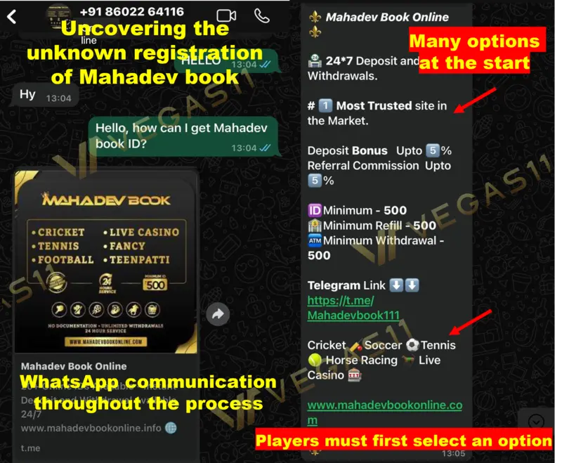 Uncovering the unknown registration of Mahadev book