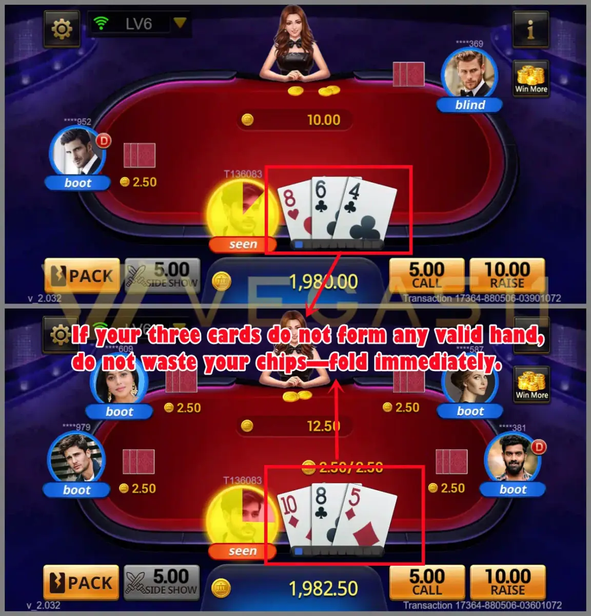 3 Patti tips－High Card Fold Strategy