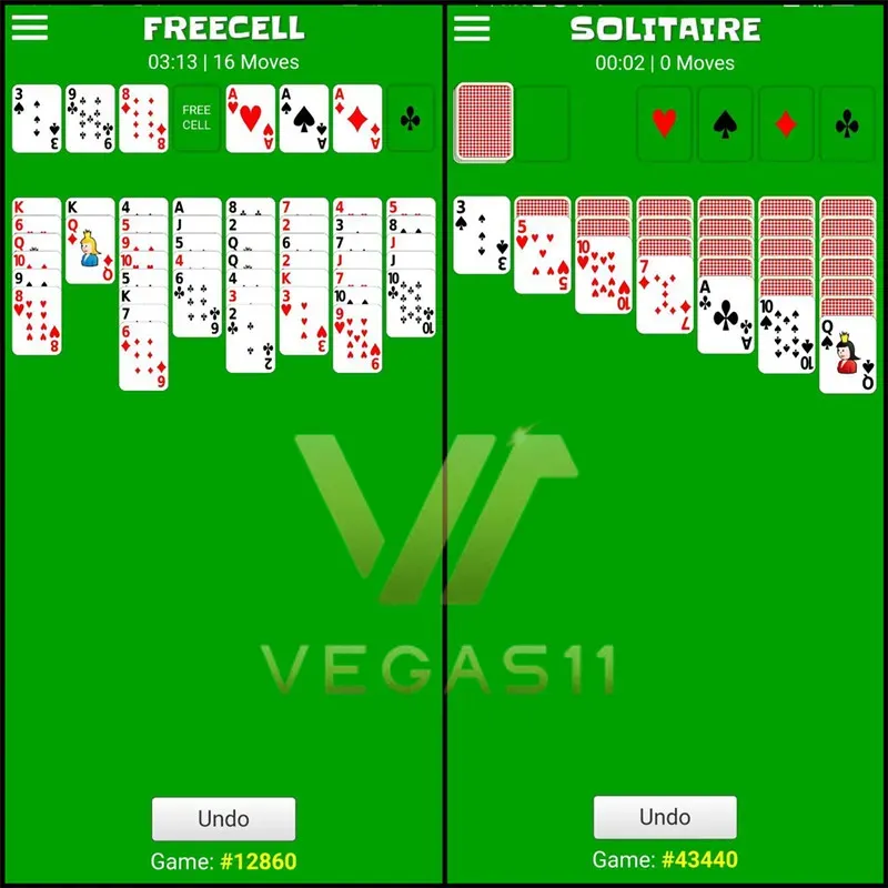 freecell VS solitaire