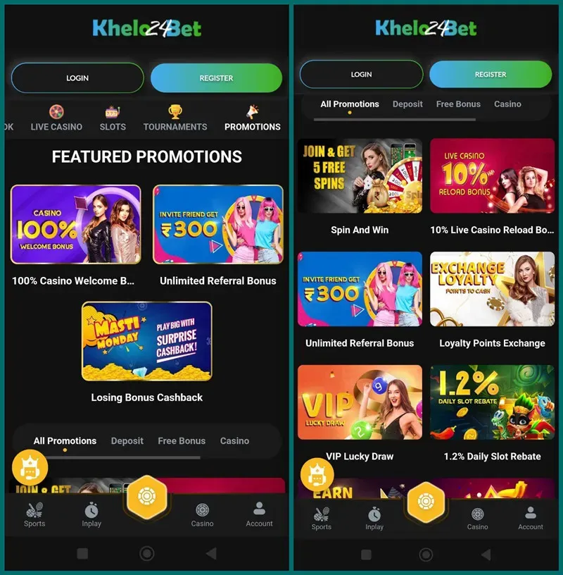khelo 24 bet bonus