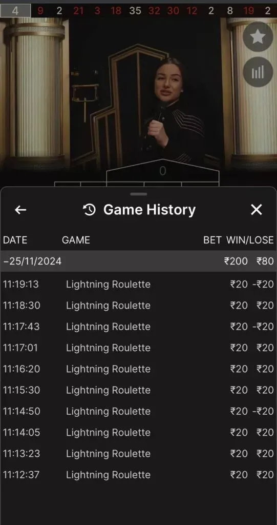 Lightning Roulette Tricks－Betting on Red numbers