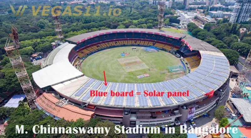 M. Chinnaswamy Stadium in Bangalore