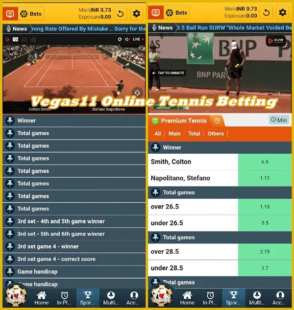Bet on Tennis Now