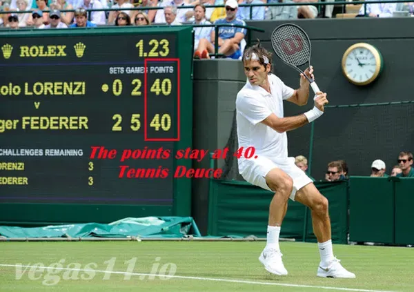 The points stay at 40.