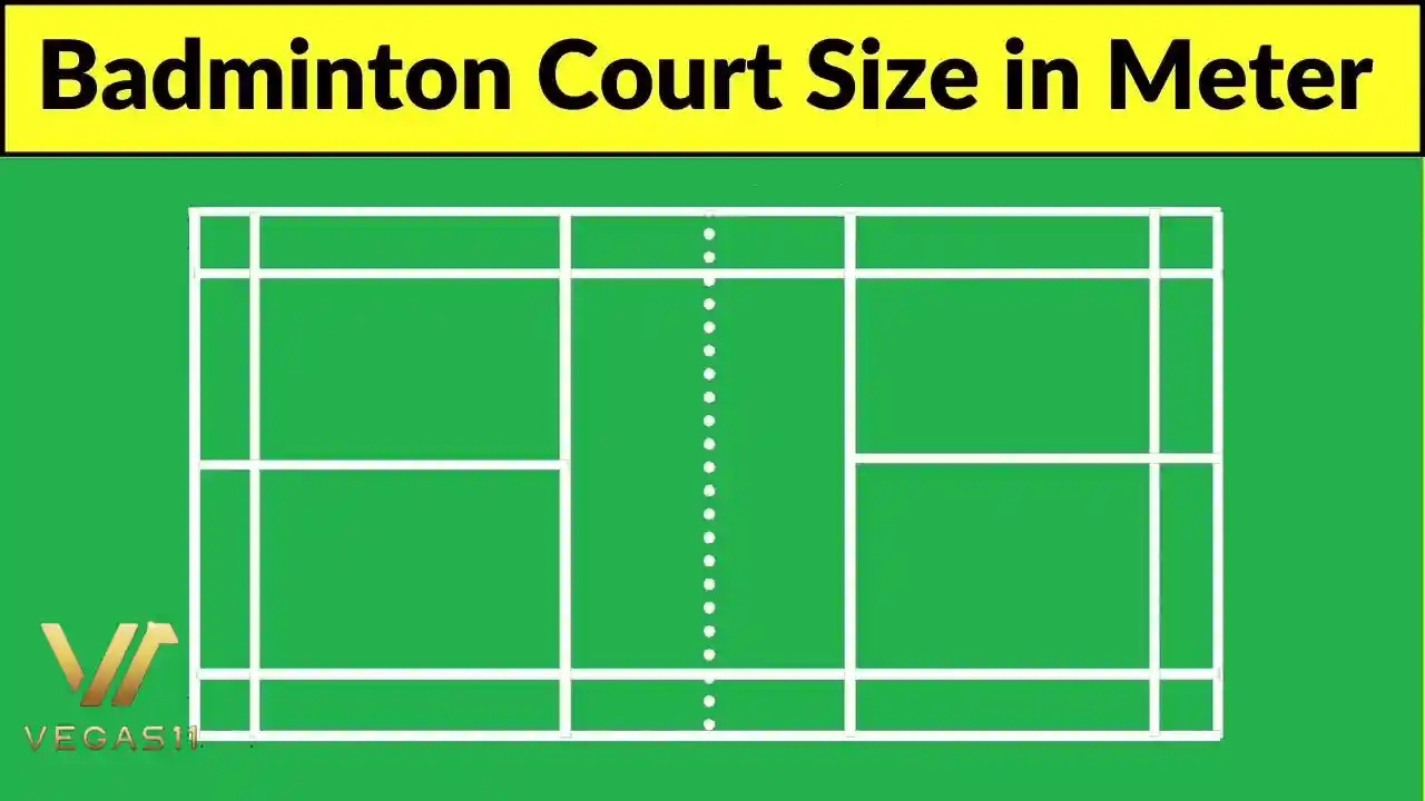 badminton court size