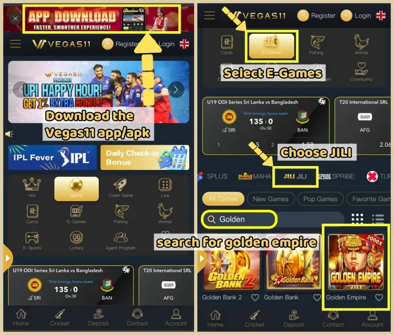 golden empire Casino download