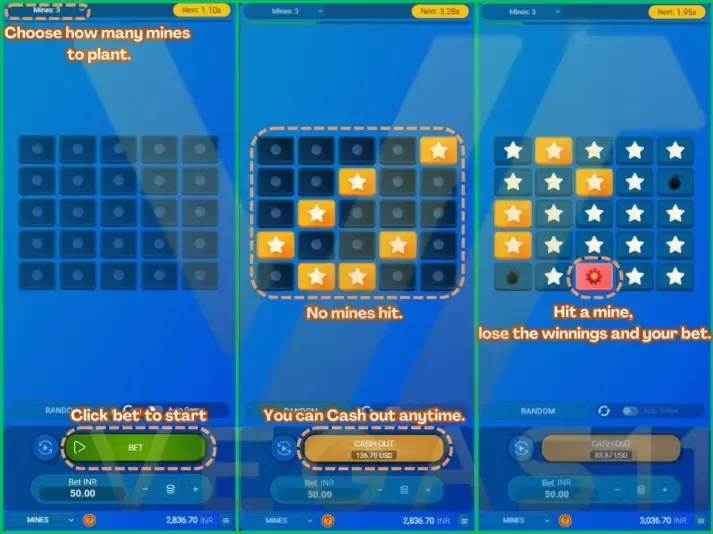 How to play Mini Mines