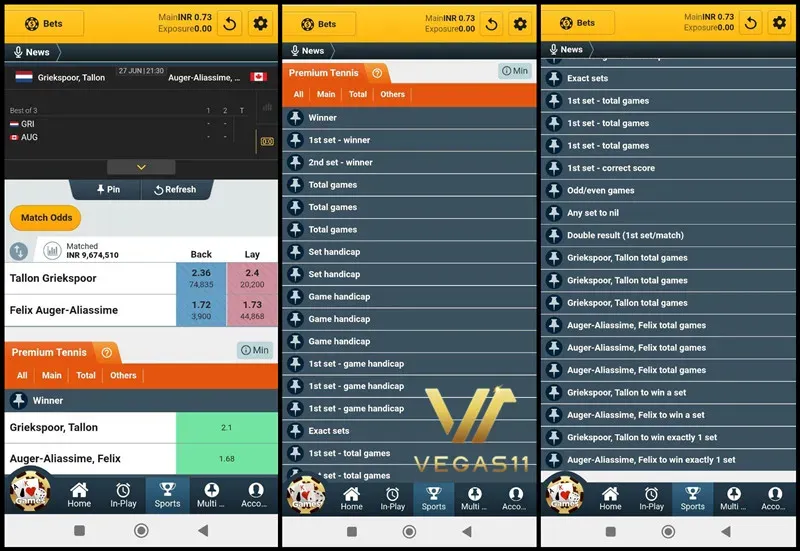 Online Tennis Betting
