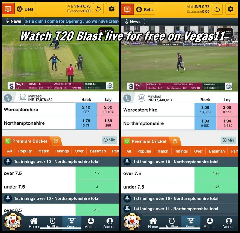 T20 Blast live streaming free