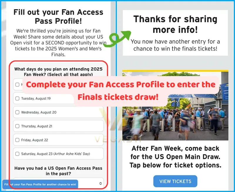 Fill out your Fan Access Profile for for extra entries to win Finals tickets!