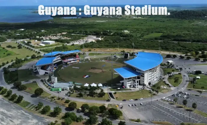 Guyana : Guyana Stadium.