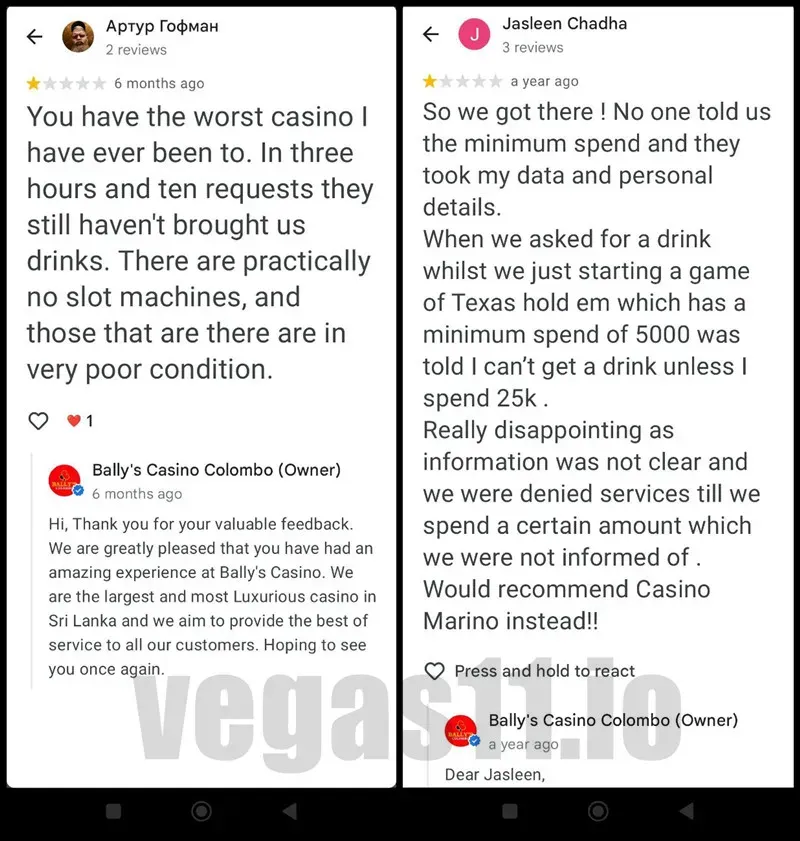 Bally’s Casino Review – The Bad