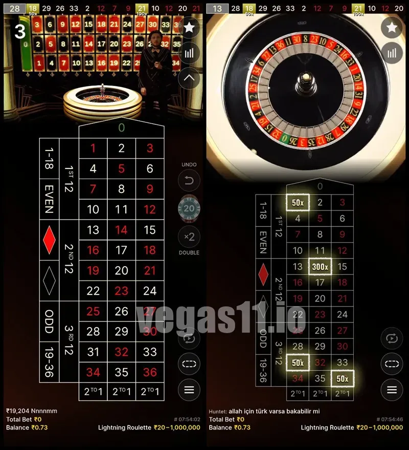 Online Lightning Roulette Betting