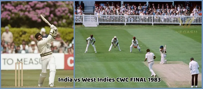 Historic moments from the 1983 Cricket World Cup Final between India and West Indies.